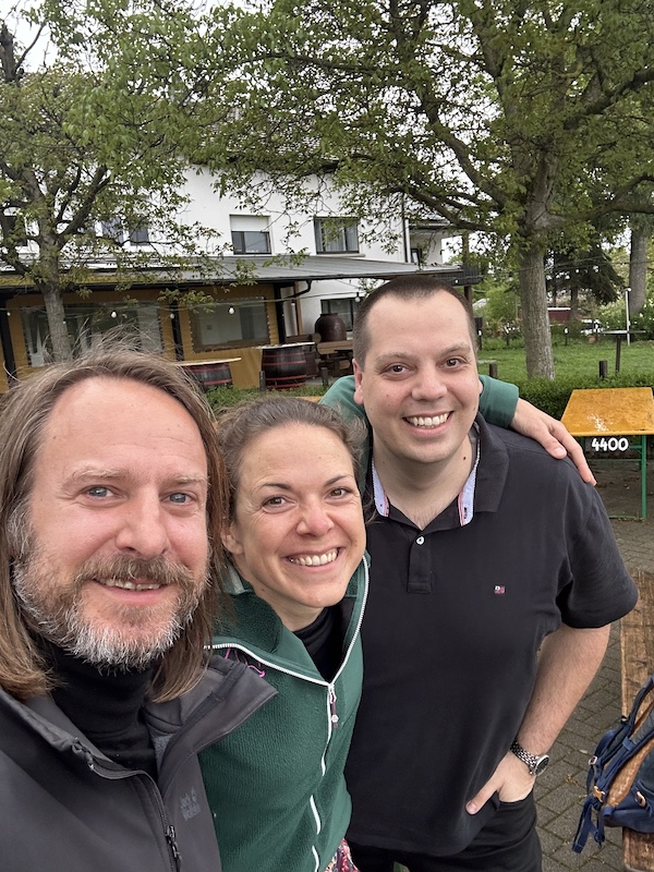 Philipp Baaske with the Opto Biolabs team